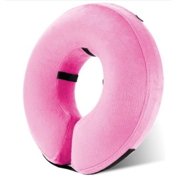 dog Katoggy inflatable collar for injuries, post surgery size  XL 18"+  pink - Picture 8 of 8